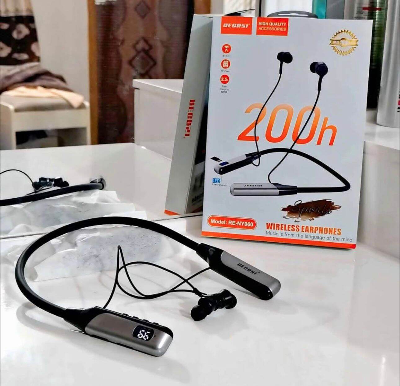 🎧 Recrsi RE-NY060 Bluetooth Neckband Pro 🔥